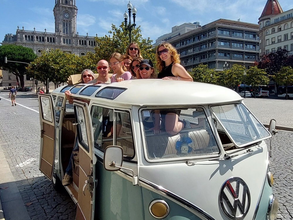 Porto in a VW Campervan